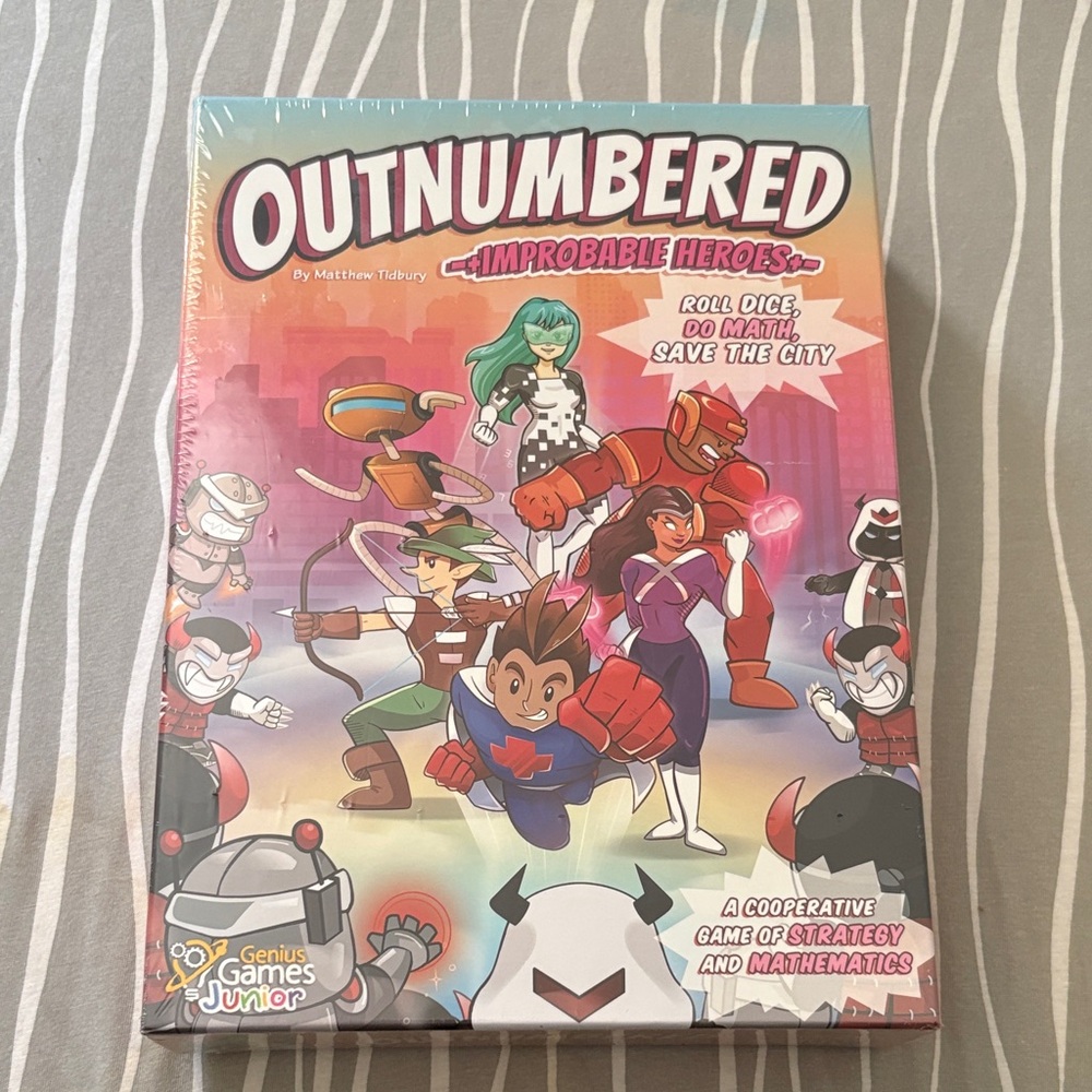 NWT Outnumbered: Improbable Heroes Board Game Ages 8 and Up